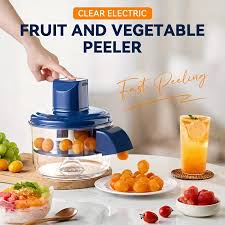 Electric Fruit Peeler Machine - Automatic Grape & Plum Peeling Device