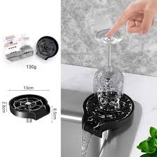 Bar Counter Cup Washer Sink High-pressure Spray Automatic Faucet Coffee Pitcher Wash Cup Tool Kitchen